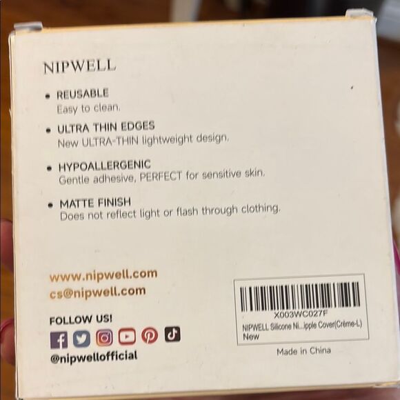 Dark tan Seamless Silicone Nipple Covers in nice discreet box - Picture 4 of 9